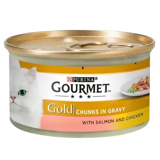 Picture of GOURMET GOLD CHUNKS SALMON & CHICKEN
